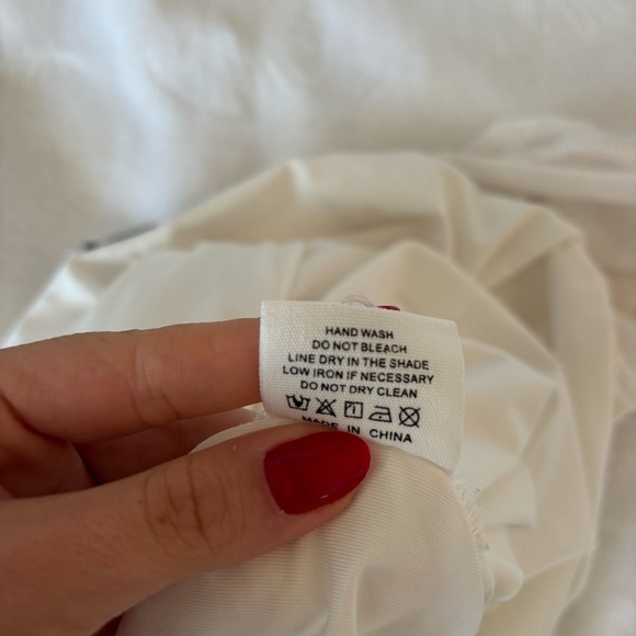 Princess Polly white mini layered dress - Picture 5 of 5